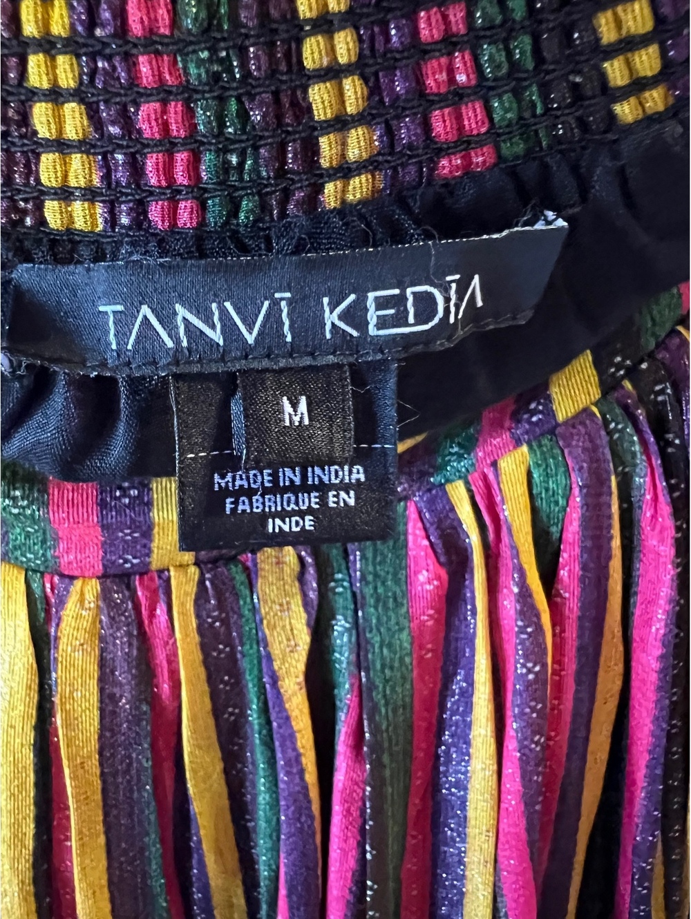 Tanvi Kedia 100% Silk Maxi Skirt — Size M - Picture 5 of 7